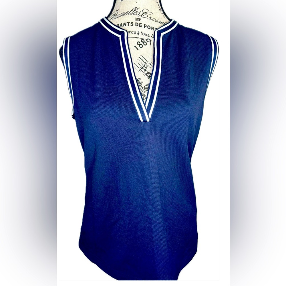Tory Sport Piquè Tennis Top